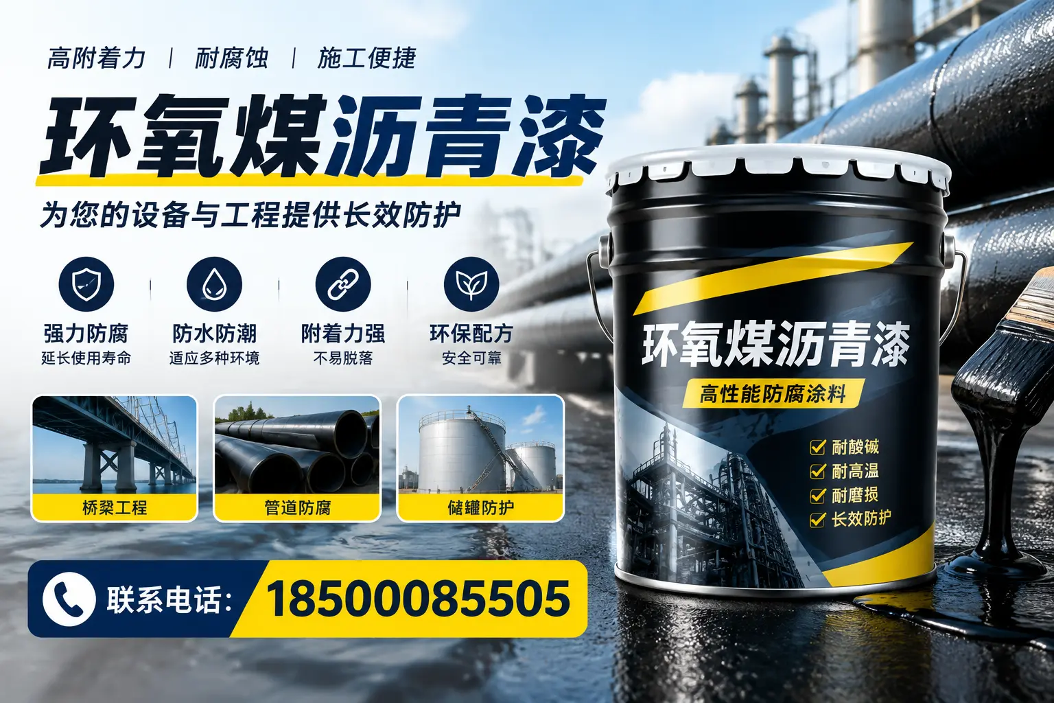 环氧煤沥青漆与其他涂料的对比分析，助力河池企业决策